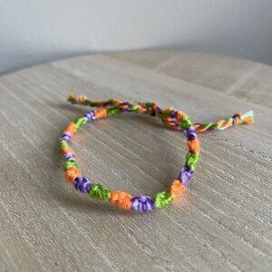 Clea Bracelet, anklet, trendy, comfortable, tie, embroidery thread, woven, gift,